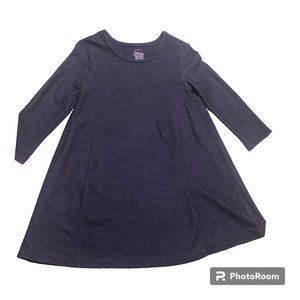 Faded Glory girl's Elbow sleeve Haci dress Indigo‎ sz S (6-6X)